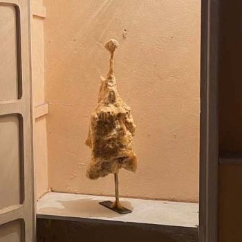 images/Works/Sculptures/Little%20Rallou/Banner/2023%20Little%20Rallou%2083x27x25%20wax%20and%20iron%20banner.jpg